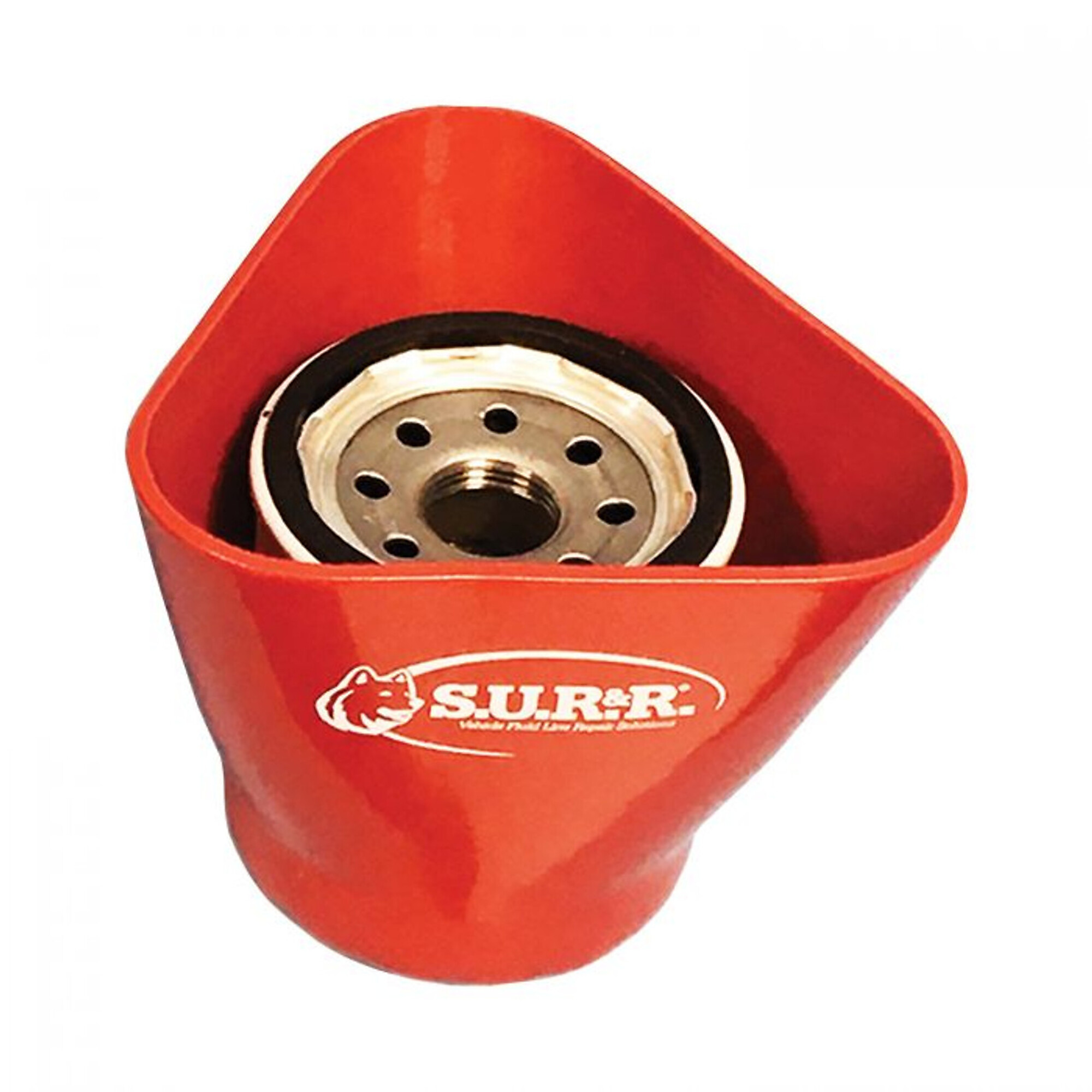 S.U.R.&R. Fuel and Oil Filter Removal Cup — 4in., Non-Slip, Heat Protection, 14 Oz., Model# SRRFC25